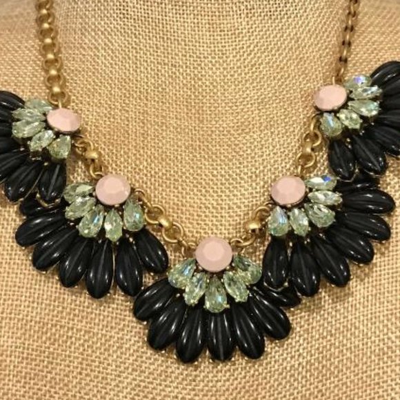 J. Crew Antique Gold-Tone Floral Necklace - Picture 4 of 9